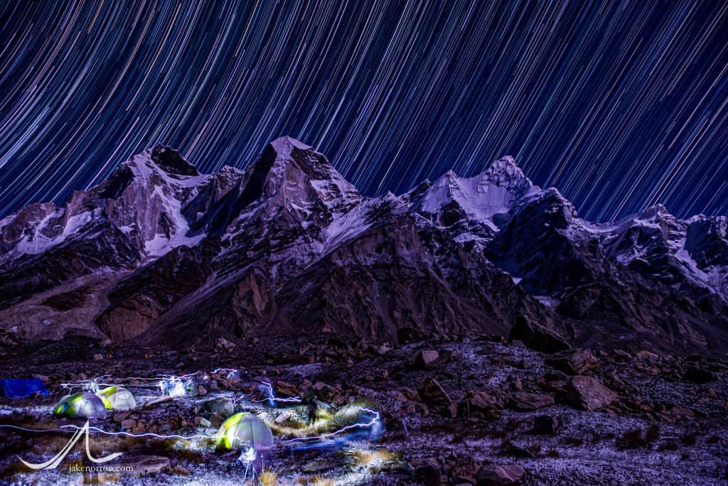 Bhagirathi Peaks from Sundarvan Basecamp, Gangotri Glacier, Garhwal Himalaya, India