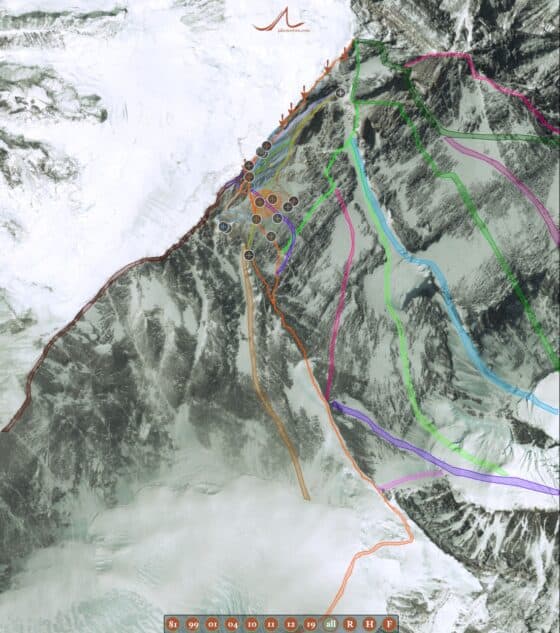 Everest Searches, Routes, & Discoveries